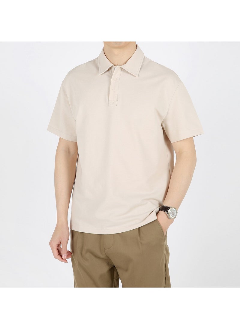 Loquat - Squality Trendy Minimalist Loose Collar Men's POLO With Lapel - Image 1