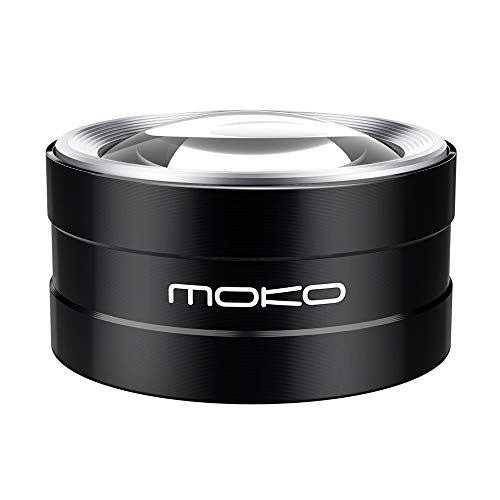 MoKo LED Lighted Desktop Magnifier Dome with 5X Magnification, Magnifying Glass with Light Large Viewing Area for Seniors Reading, Inspection, Exploring, Coins, Low Vision - Carrying Case Included - Image 1
