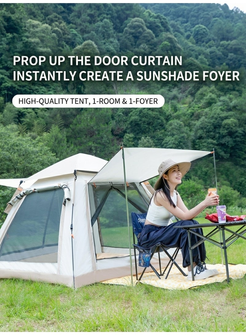 Baytvibes 6 Person Large Family Portable Camping Tent, Waterproof Windproof UV Sun Protection Durable Oxford Cloth, Ideal For Family Outdoor Camping, Hiking And Travel Activities - Image 5
