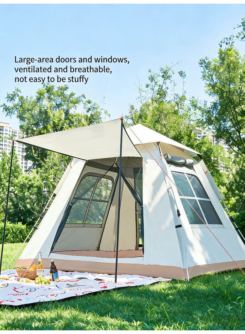 Baytvibes 6 Person Large Family Portable Camping Tent, Waterproof Windproof UV Sun Protection Durable Oxford Cloth, Ideal For Family Outdoor Camping, Hiking And Travel Activities - Image 4