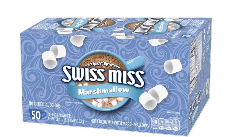 خليط كاكاو ساخن بالشوكولاتة مع المارشميلو، عبوة تحتوي على 50 كيس، 0.73 أونصة لكل كيس، شوكولاتة سويس ميس (عبوة واحدة) - Image 5