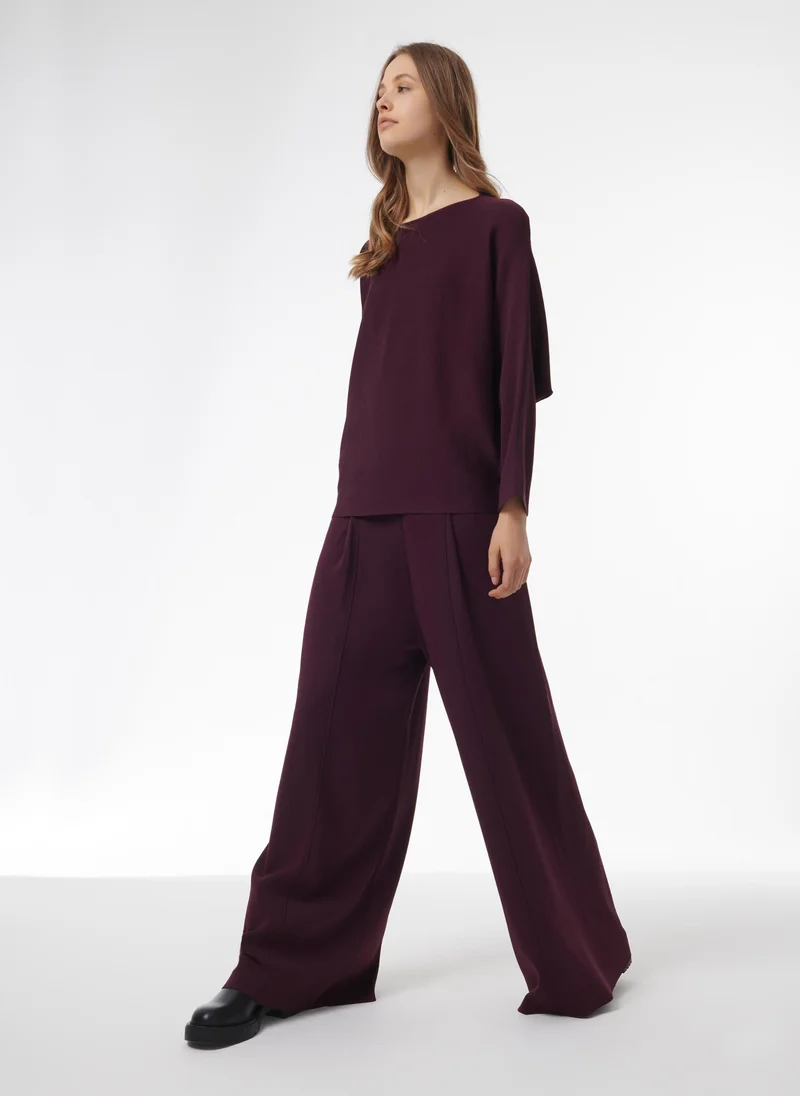 leem Batwing Knitted Sweater