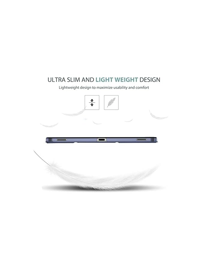 Procases Galaxy Tab S8 / Tab S7 11 inch Case, Protective Slim Case Folio Hard Back Stand Smart Cover for 11" Galaxy Tab S8 2022 / Galaxy Tab S7 2020 SM-X700 X706 T870 T875 T878 -Navy - Image 5