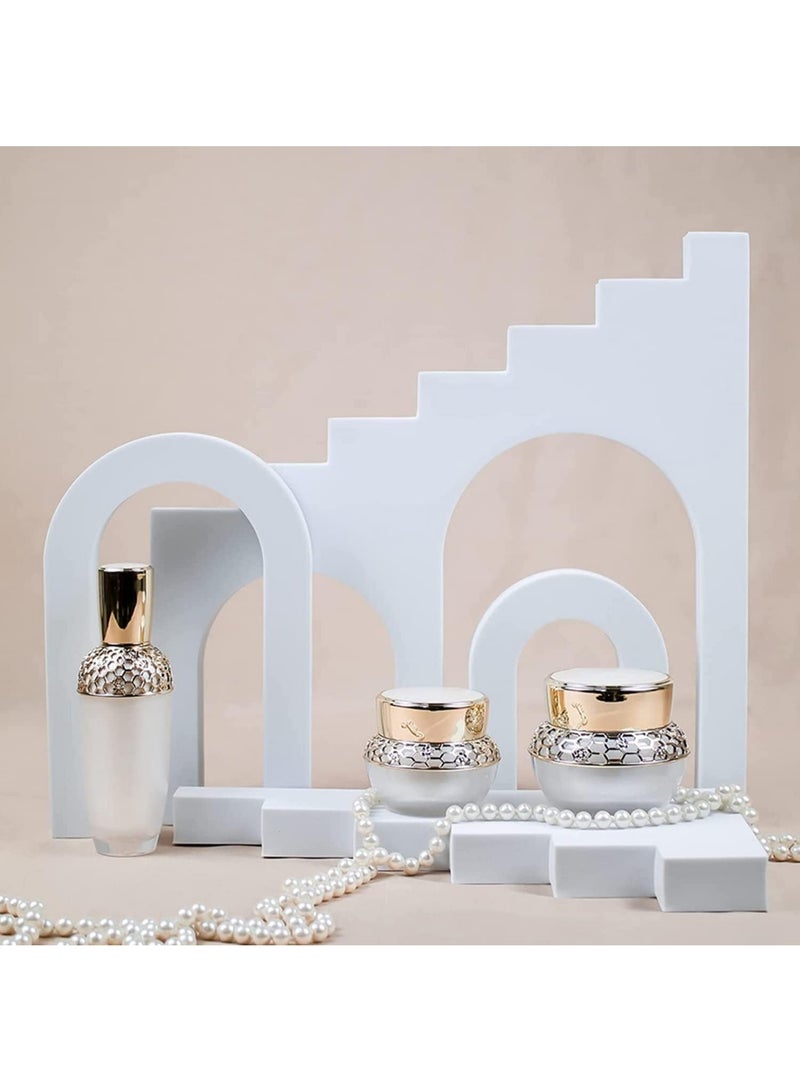 Hard Foam Decorative Backdrop Posing Ornaments for Lipstick Jewelry Perfume Makeup Tools White - Image 5