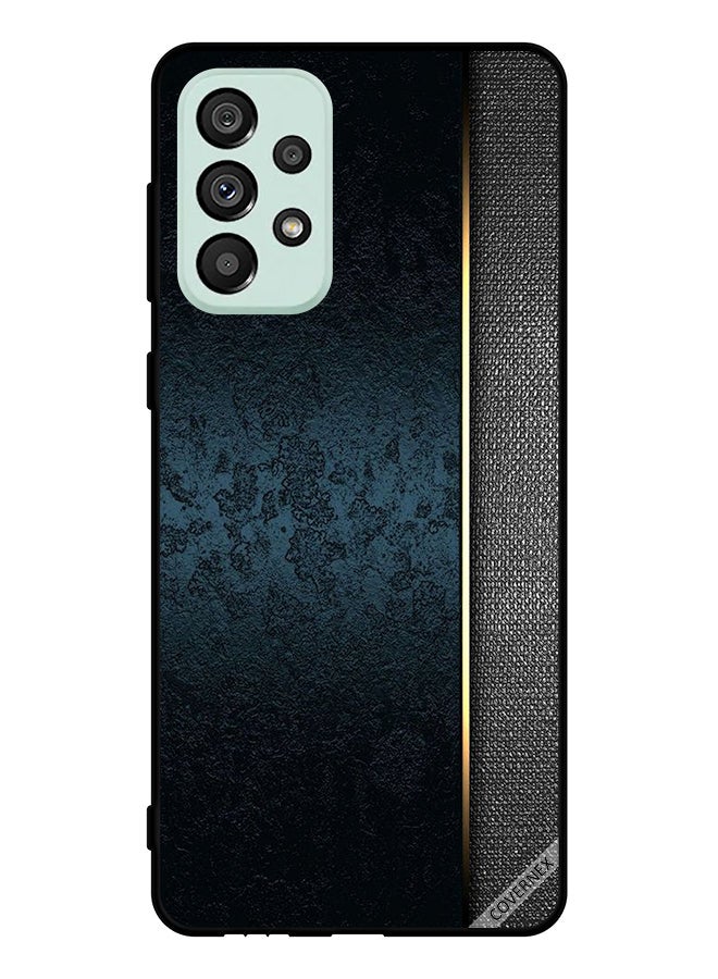Covernex غطاء حماية لجهاز سامسونج جالكسي A73 5G بنمط جلد داكن - Image 1