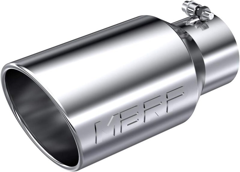 T5073 6" O.D. Angled Rolled Exhaust Tip (T304)