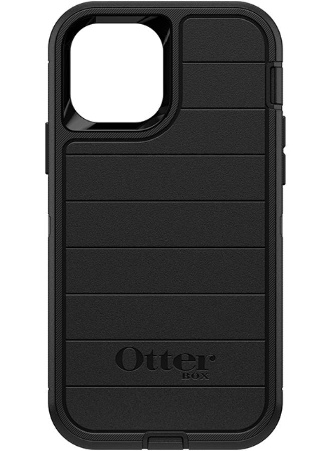 Defender Pro Series Case and Holster - iPhone 12/12 Pro Black
