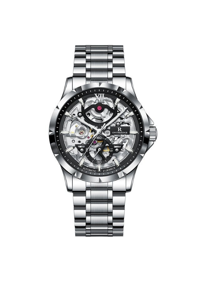 RONTHEEDGE 2026 New Men's Watch Mechanical Watch Fully Automatic Hollow Out Luminous Fashion Brand Watch Men's Watch - Image 1