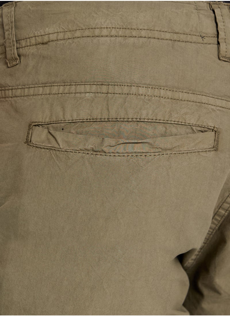 BRAVE SOUL Cotton Poplin Cargo Pants  - Image 4