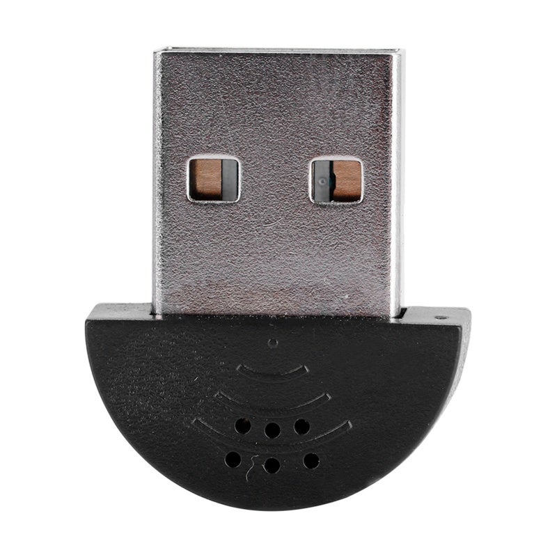 ميكروفون USB Mini 2.0 محمول مع إلغاء الضوضاء للكمبيوتر المحمول - صوت عالي الحساسية وعالي الدقة، ميكروفون تسجيل omnidirectional بزاوية 360 درجة لبرنامج سكايب والتعرف على الصوت - Image 2