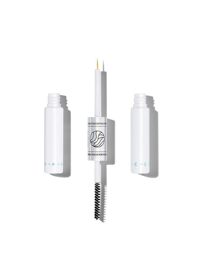 Hair La Vie - Air La Vie ; Eyelash Growth Serum 2 Month Supply ; Dual Formula Treatment With Am Primer & Pm Lash Boost ; Promotes Long, Voluminous Lashes 24 Hours A Day - Image 1