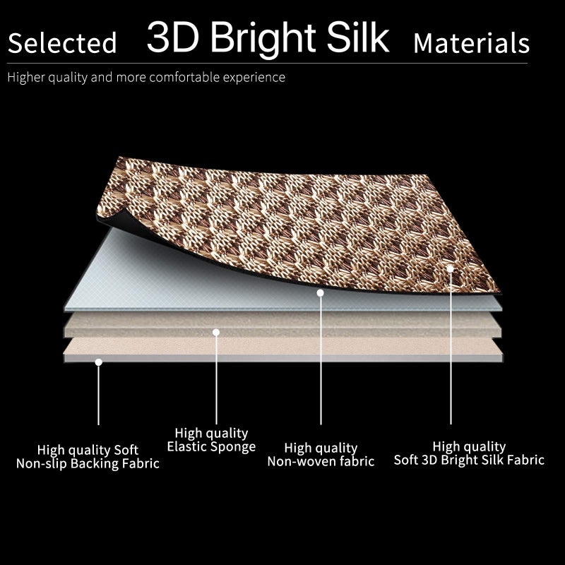 Auto Newer Breathable Universal Four Seasons Car Seat Coversï¼ŒLuxury Car Seat Cushion ï¼ŒProtectors for Front Seat Bottoms,Compatible with 95% Vehiclesï¼Œ Fit for Cars Truck SUV (Gold Beige,1PCS) - Image 5