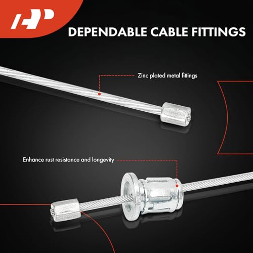 A-Premium Intermediate Side Parking Brake Cable Assembly Compatible with Ford Models: F-350 Super Duty 2007-2008 - Replace# 7C3Z2A793J - Image 3