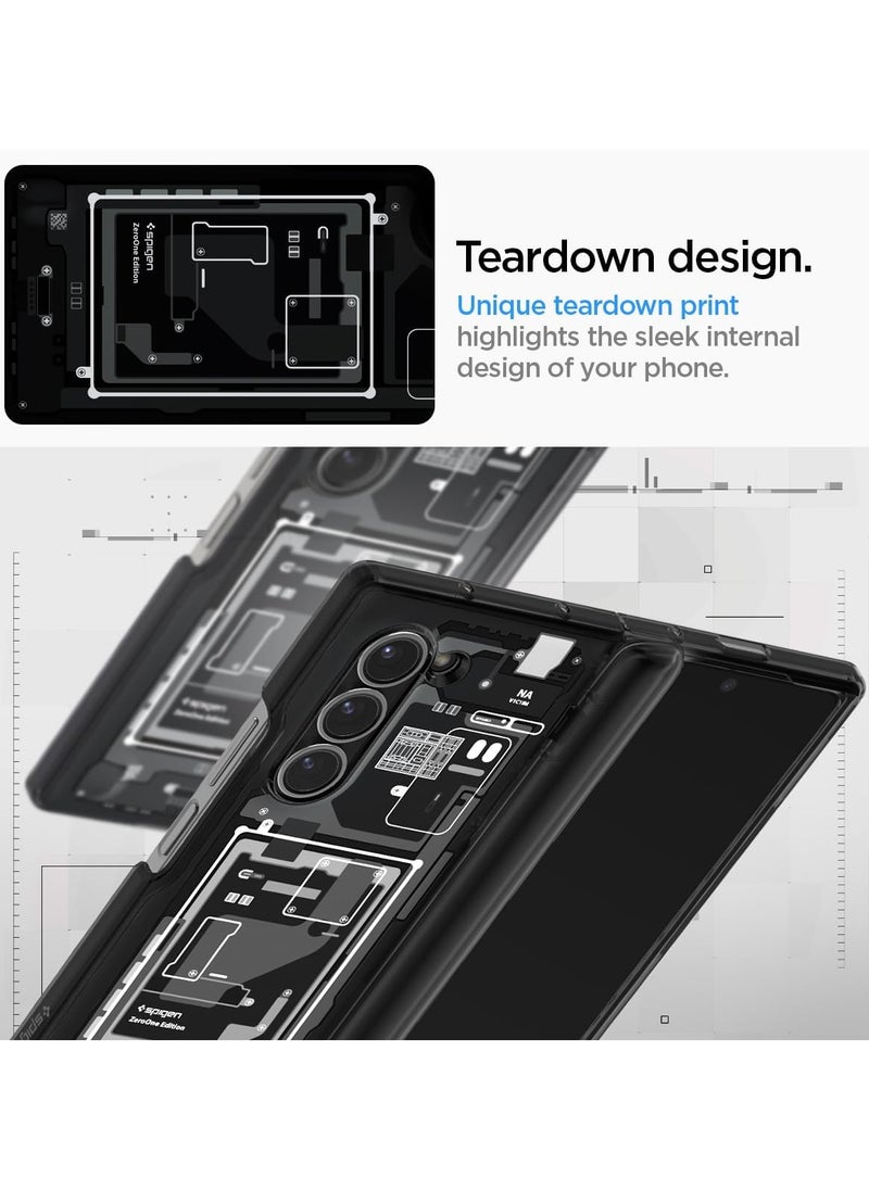 Spigen - Ultra Hybrid Pro Samsung Galaxy Z Fold 6 Case Cover (2024) with [Hinge Protection] - Zero One - Image 1