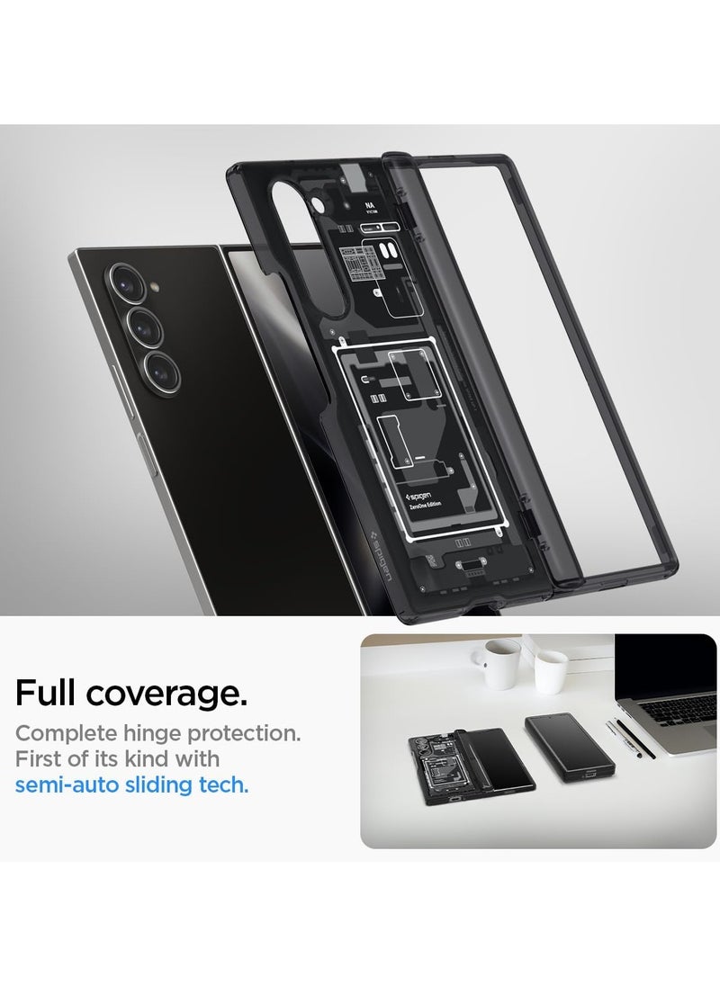 Spigen - Ultra Hybrid Pro Samsung Galaxy Z Fold 6 Case Cover (2024) with [Hinge Protection] - Zero One - Image 1