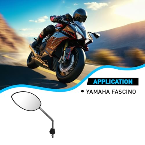 UNO MINDA RV-7003L REAR VIEW MIRROR - LH for YAMAHA FASCINO - Image 3