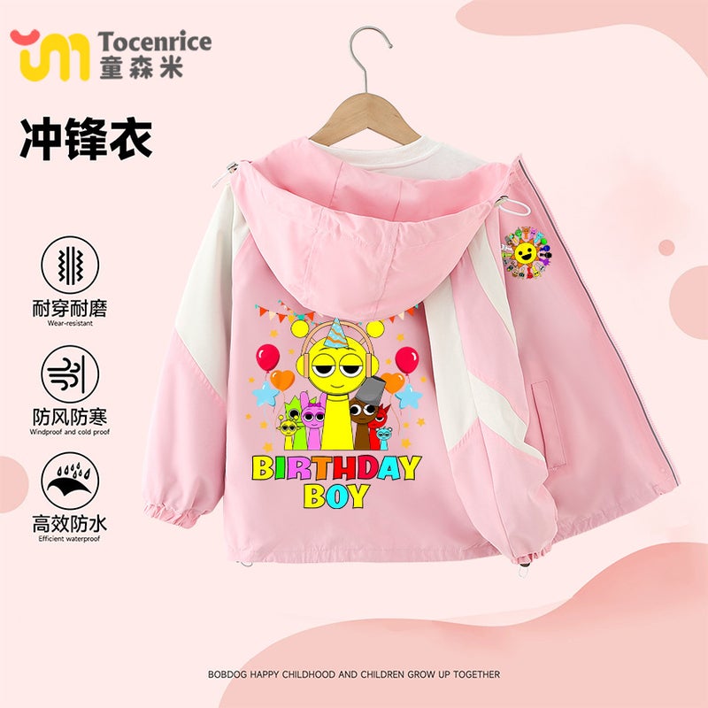 Rhythm Box Sprunki Music Game Peripheral Clothes Handsome Boy Charge Coat Tide - Image 4