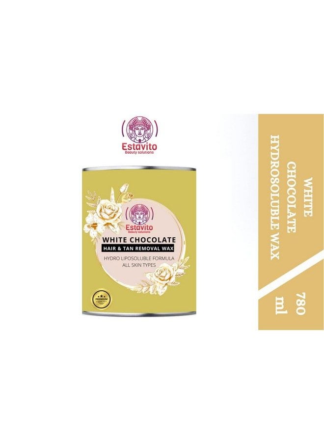 ESTAVITO - White Chocolate Wax 780Ml For Hair & Tan Removal ; For Arms Legs And Full Body ; - Image 1