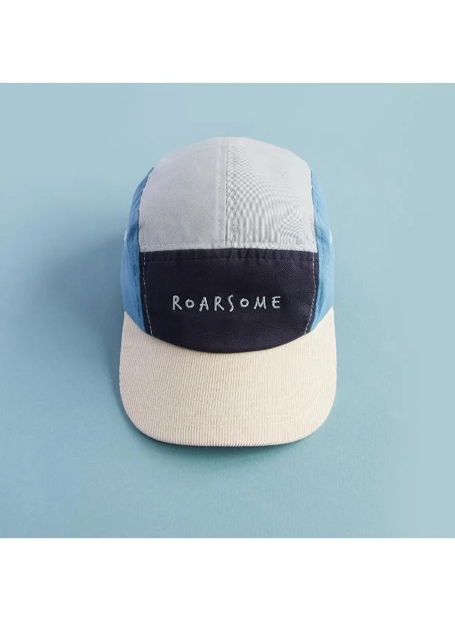 Roarsome Adventure Club Kids 5 Panel Cap - Blue