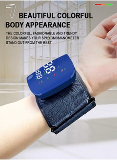 Blood Pressure Monitor with Arabic Broadcast, Rechargeable 2x99 Readings Memory Wrist BP Monitor, with LED Large Display (Blue) - pzsku/Z6EE5E18542D80E7873D6Z/45/_/1733561245/b619daa0-aa1c-42aa-9b3e-6d1563d4a93a