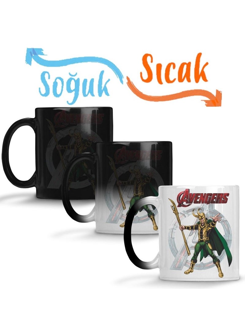 Baskı Dükkanı - Print Shop Avengers Loki Magic Mug Porcelain - Image 1