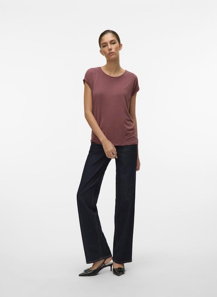 VERO MODA Casual Crew Neck T-Shirt - Image 5