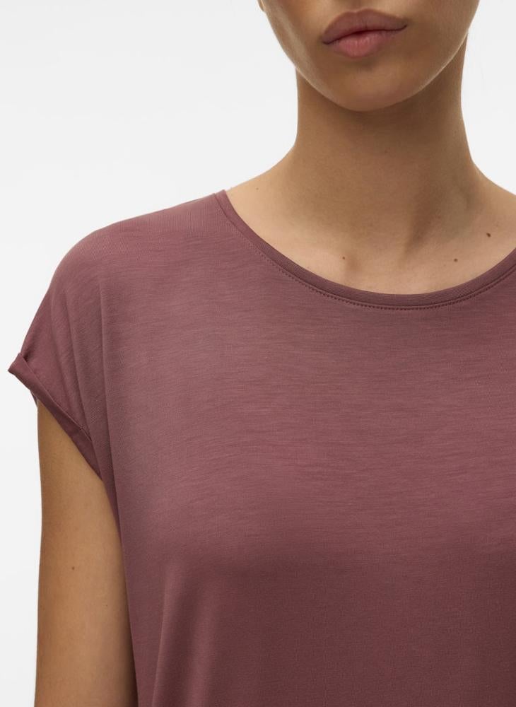 VERO MODA Casual Crew Neck T-Shirt - Image 4