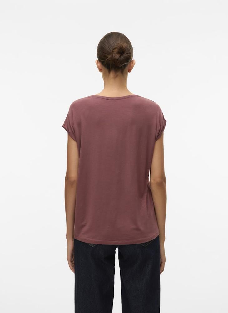 VERO MODA Casual Crew Neck T-Shirt - Image 2