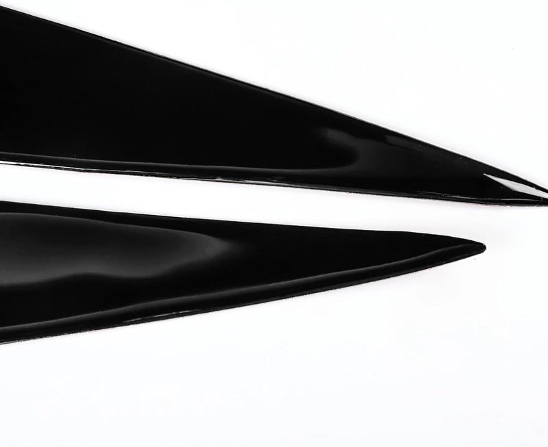 QASULER Gloss Black Headlight Eyelids for BMW X1 E84 - Image 4