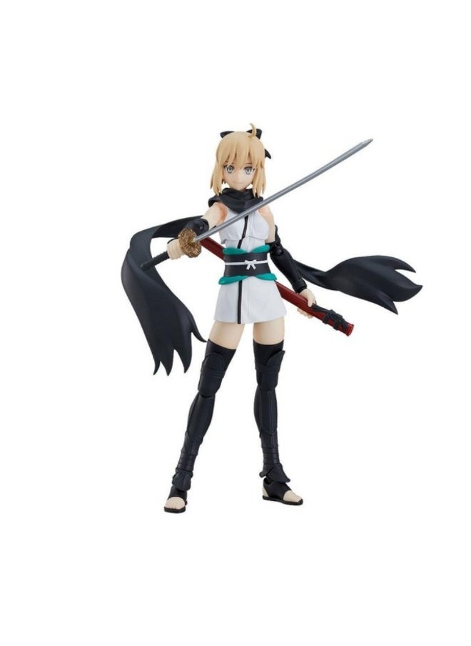 GOOD SMILE COMPANY Fate/Grand Order Figma Action Figure Saber/Okita Souji Ascension Version 