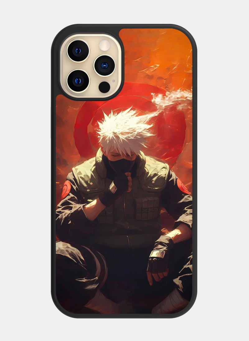 بكسلات كفر ايفون 12 برو ناروتو كاكاشي برتقالي - Image 1