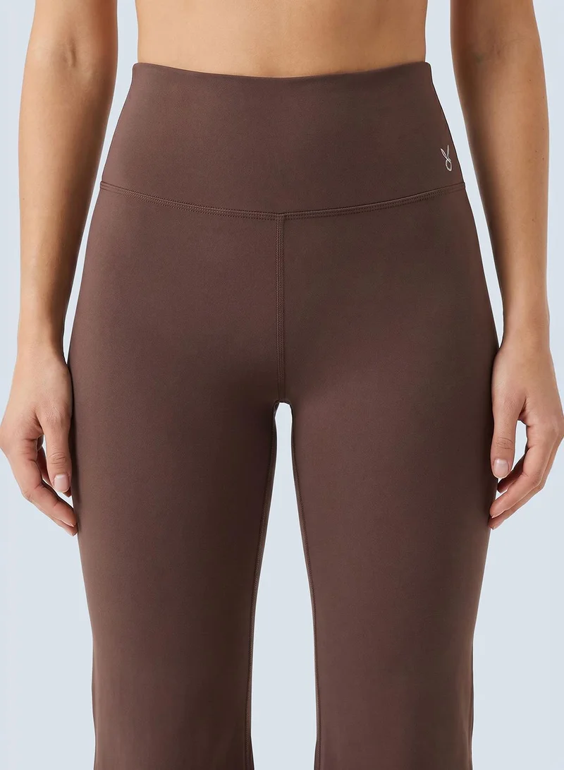 Cardio Bunny brown High-Waist Bootcut Active Pants for Women | Best Price UAE