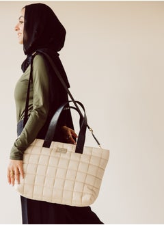 Pavo Beige Tote Bag Handbag  - Image 1