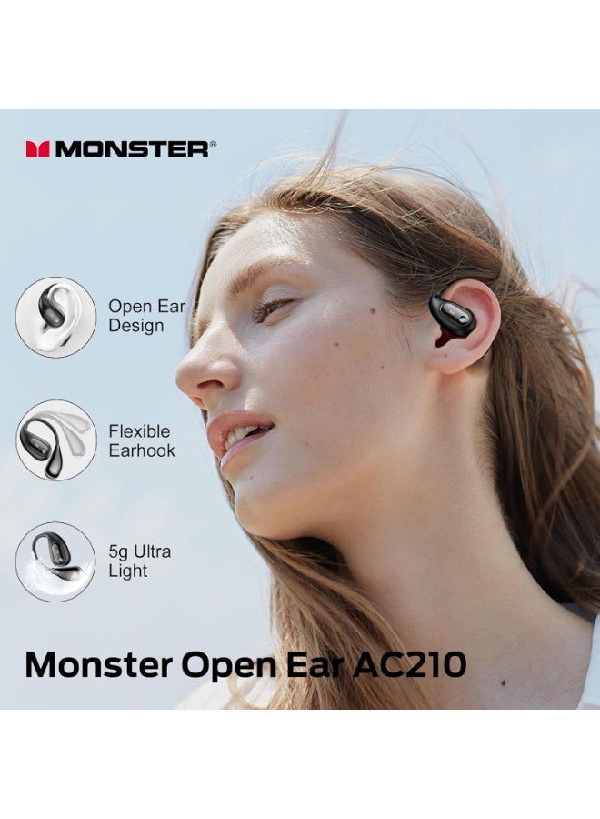 Monster Open Ear AC210 Headset, Bluetooth 5.4 Technology, Support IPX5 Waterproof, Surround Sound, HD Call, Battery Life Up to 30H, This Bluetooth Headset Is Your Best Companion to Enjoy Music. - Image 2