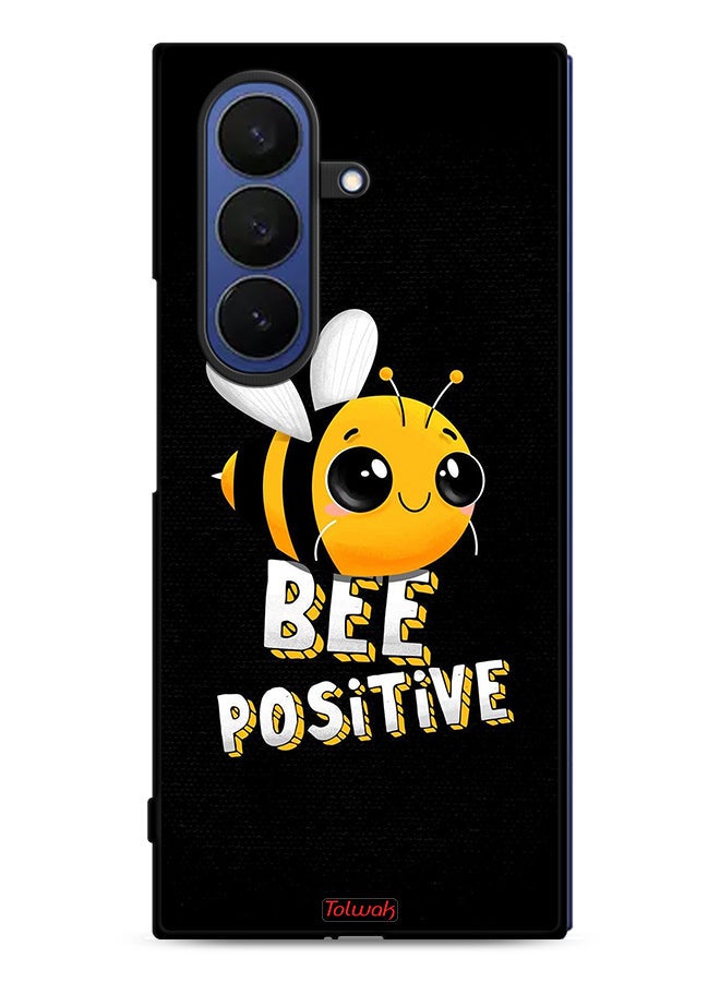 Tolwak Samsung Galaxy Z Fold7 Protective Case Cover Bee Positive - Image 1