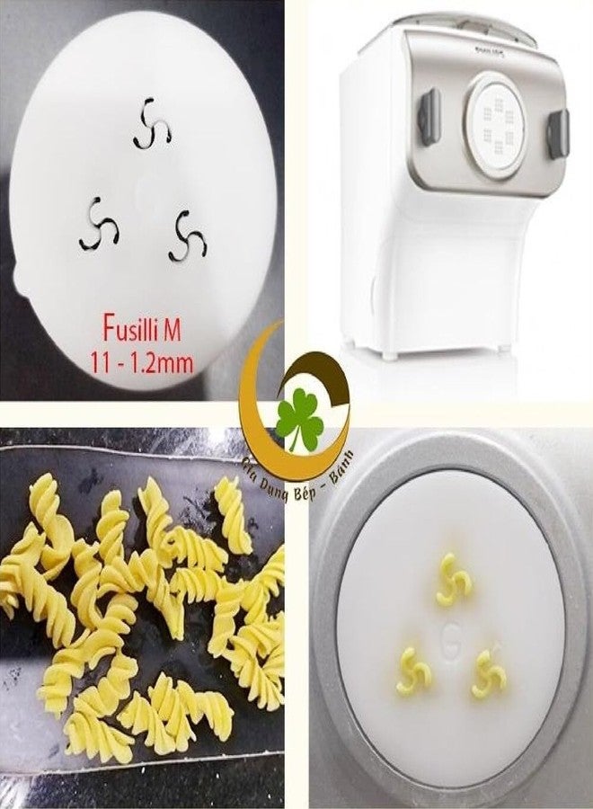 PASTADISC Fusilli Pasta Noodle Shape Discs Fit For Philips Automatic Pasta & Noodle Maker, Philips Pasta Maker Attachments, Kitchen Appliances, Accessory (Fusilli 11-1.2mm) - Image 2