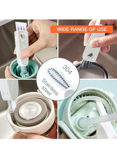 Oasisgalore 2024 3-in-1 Cup Lid Cleaning Brush, Multifunctional for Bottle Gaps, Tight Spaces, Portable with Brush.  - Image 2