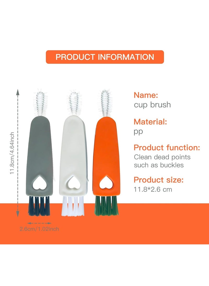 Oasisgalore - 2024 3-in-1 Cup Lid Cleaning Brush, Multifunctional for Bottle Gaps, Tight Spaces, Portable with Brush. - Image 1