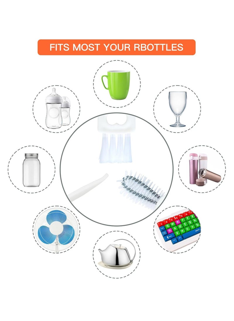Oasisgalore - 2024 3-in-1 Cup Lid Cleaning Brush, Multifunctional for Bottle Gaps, Tight Spaces, Portable with Brush. - Image 1
