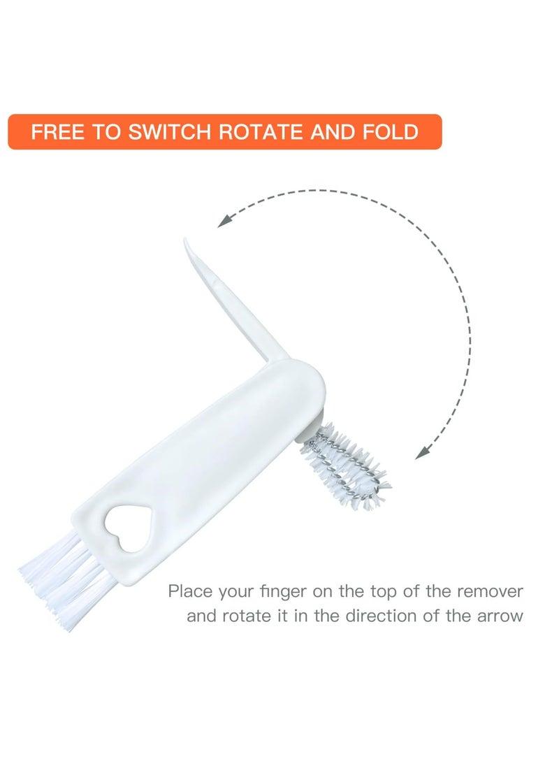 Oasisgalore - 2024 3-in-1 Cup Lid Cleaning Brush, Multifunctional for Bottle Gaps, Tight Spaces, Portable with Brush. - Image 1