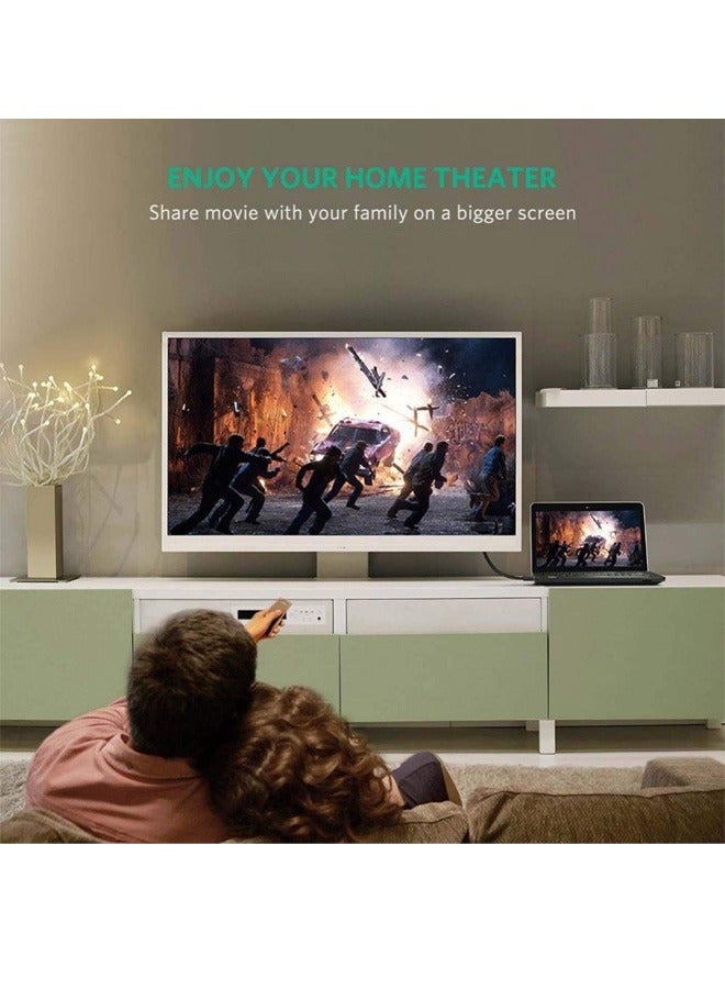 Taimi Pack Of 8 DP to HDMI 4K HD Cable 5MTR Black - Image 5