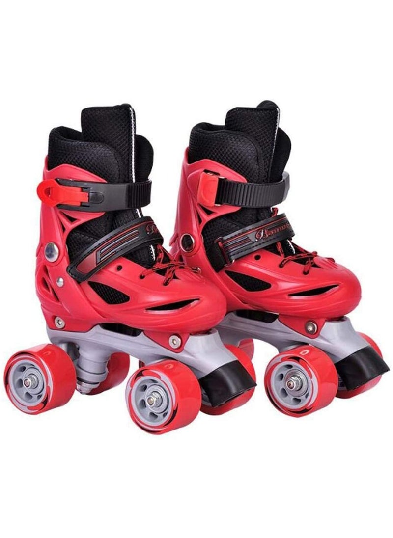 GT-Wheel Roller Skating Shoes Double Row 4 Wheels Adjustable Shoe for Boys And Girls 