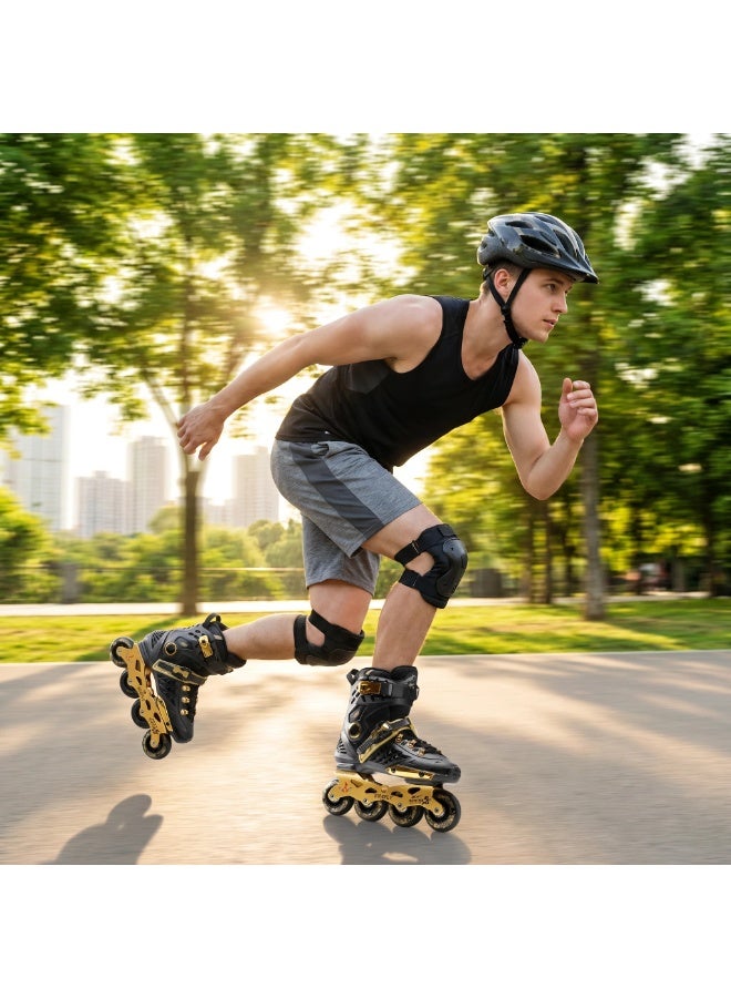 KINGFLY Inline Skates for Women Men, Outdoor Street Blades Roller Adult Male Female, Professional Fitness Roller Skates Blades for Unisex - Image 5