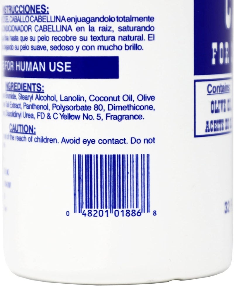 Cabellina Conditioner del Caballo - Moisturizing Conditioner for Mane, Tail & Body with Horsetail Extract, 32 FL Oz - Image 2