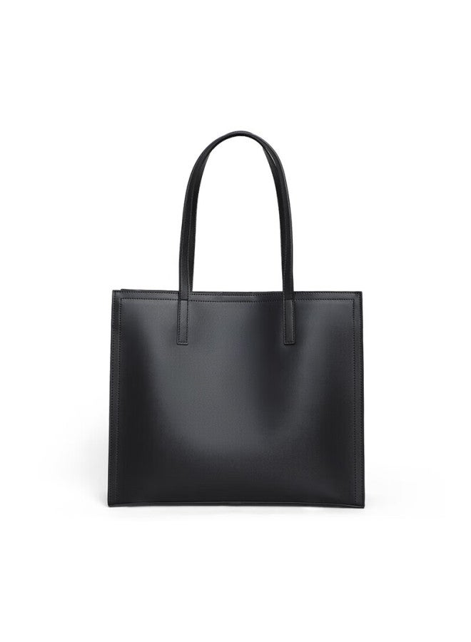 Viney Leather Handbag, Women's Large Capacity Tote Bag, Light Luxury Shoulder Bag, Birthday Gift For Girlfriend, Qixi Festival And Valentine's Day Present - Image 3