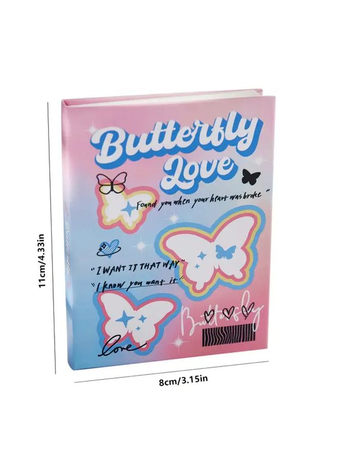 A7 Portable Ledger Mini Coil Notebook 4 Random Styles Colorful Cartoon Cover Durable Faux Leather Horizontal Lined Thick Ink Resistant Paper For Journaling Note Taking School Supplies - Image 2