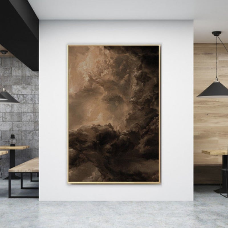 ماركتنا لوحة قماشية بتصميم مودرن مع برواز مجوف مقاس (60×90) قطعة واحدة - Image 1