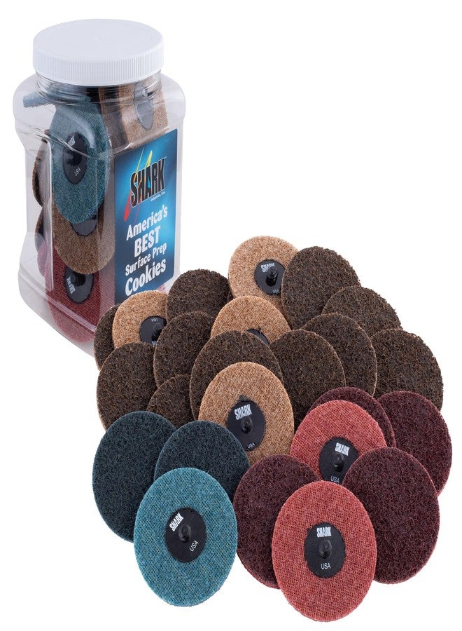 Shark Industries 13095: Triple Treat Jar Of 30 3" Assort. Surface Prep Discs - Image 2
