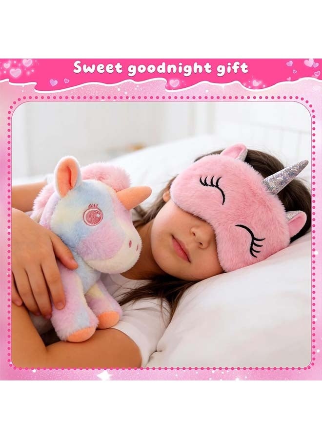 بيوينتي مجموعة لعبة وحيد القرن للفتيات من 3 إلى 10 سنوات - لعبة محشوة، عقال، مذكرات مغلقة ومجموعة أزياء للتزيين | صندوق هدايا نهائي للعب تخيل وحيد القرن لعيد الميلاد والأعياد - Image 4