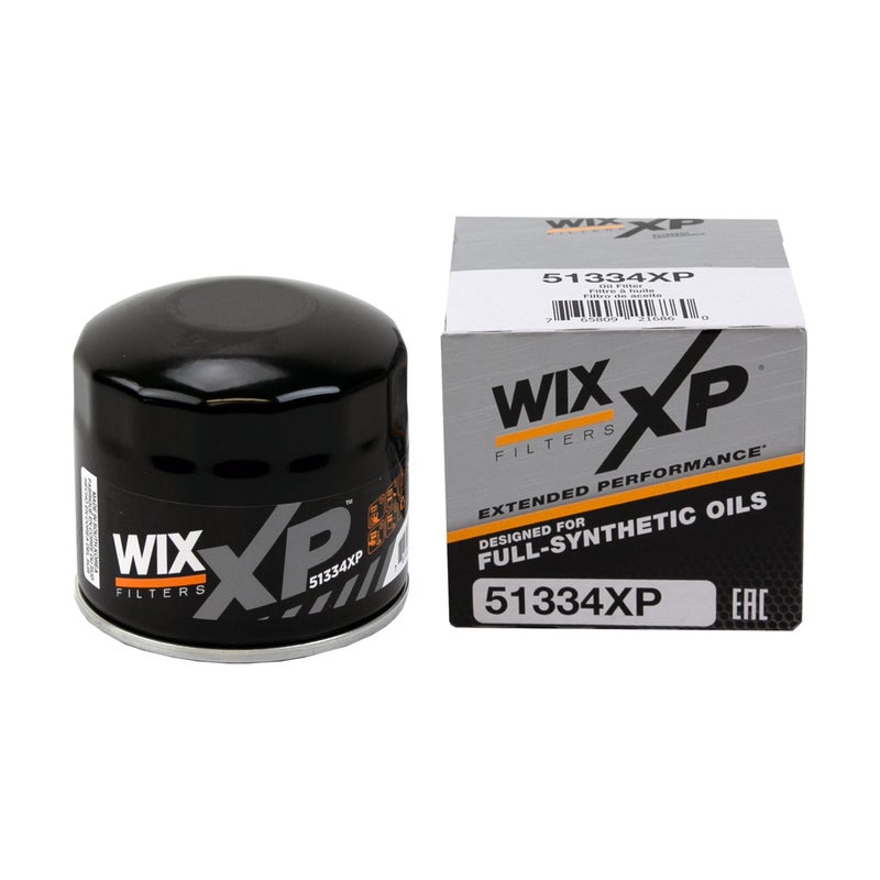 فلتر زيت WIX 51334XP WIX XP بديل مصمم للزيوت الاصطناعية متوافق مع المركبات من أكورا شيفروليه دودج فورد هوندا هيونداي إيسوزو كيا ميركوري ميتسوبيشي وسوبارو